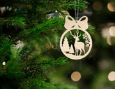 Christmas balls Tree Decorations | SVG, DXF, AI |#001| VectorPort