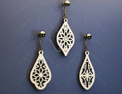 Earrings Bundle Leather Earrings Leaf Earrings SVG Earring Template Silhouette Cut Files, Cricut Cut Files |#U002|