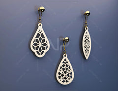 Earrings Bundle Leather Earrings Leaf Earrings SVG Earring Template Silhouette Cut Files, Cricut Cut Files |#U002|