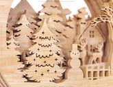 New Year Wooden House DIY | SVG, DXF, AI |#005| VectorPort
