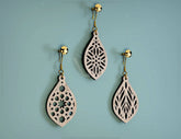Drop Pendants shapes Laser cut Earrings SVG Earring Template Silhouette Cut Files, Cricut Cut Files |#U010| VectorPort