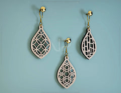 Drop Pendants shapes Laser cut Earrings SVG Earring Template Silhouette Cut Files, Cricut Cut Files |#U010| VectorPort