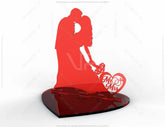 Wedding Cake Topper Bride Groom Mr and Mrs | SVG, DXF, AI |#012| VectorPort