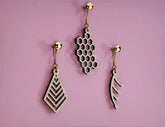 Different Shape Pendants Laser cut Earrings SVG Earring Template Silhouette Cut Files, Cricut Cut Files |#U012| VectorPort