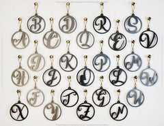 Alphabet Earrings Craft Jewelry Pendants Set Drop Laser cut Earrings SVG Template Silhouette Cut Files, Cricut Cut Files |#U016| VectorPort