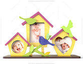 House Photo Frame Baby Family Picture | SVG, DXF, AI |#016| VectorPort