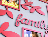 Family Tree Photo Frame Wall for Decoration with Leaves | SVG, DXF, AI |#023| VectorPort