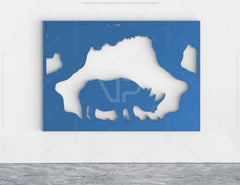 6 Wildlife scenes with animals 3D models and vector files. | SVG, DXF, AI |#025|