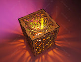 Leaves Candle Holder Laser Cut Lamp wood Tea light Lantern Votive Gift SVG |#U026| VectorPort