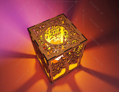 Tree Leaf Candle Holder Laser Cut Lamp wood Tea light Lantern Votive Gift SVG |#U028| VectorPort