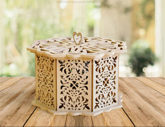 Laser Cut Decorative Wooden Gift box laser cut jeweler case | SVG, DXF, AI |#037| VectorPort