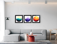 Mountains landscape multilayer shadow box Painting Frame Wall Decoration | SVG, DXF, AI |#043| VectorPort