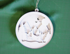 Christmas balls Tree Decorations Craft Hanging Bauble Paper art wood carving stencil laser cut templates | SVG |#054|