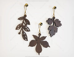 Leaves shape Earring Svg Glowforge Cricut Jewelry Pendants laser cut Silhouette Cut Files, Cricut Cut Files |#U055| VectorPort