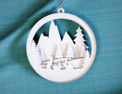 Christmas balls Tree Decorations Craft Hanging Bauble Paper art wood carving stencil laser cut templates | SVG |#055| VectorPort
