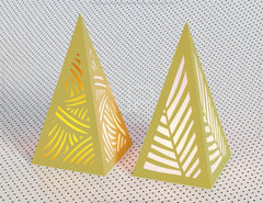 Christmas Tree Papercut Lanterns Candle Holder SVG Laser Cut Lamp Tea light | SVG, DXF, AI |#057| VectorPort