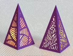 Christmas Tree Papercut Lanterns Candle Holder SVG Laser Cut Lamp Tea light | SVG, DXF, AI |#057| VectorPort