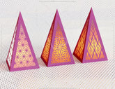 Christmas Tree Papercut Lanterns Candle Holder SVG Laser Cut Lamp Tea light | SVG, DXF, AI |#058| VectorPort