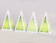 Christmas Tree Papercut Lanterns Candle Holder SVG Laser Cut Lamp Tea light | SVG, DXF, AI |#058| VectorPort