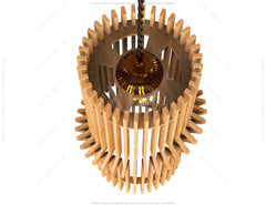 Cylinder Wood Pendant Light Chandelier Lamp lampshade laser | SVG, DXF, AI |#065| VectorPort