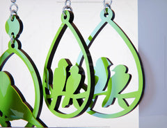 Bird Earring Svg 13 styles Glowforge Cricut Jewelry Pendants laser cut | SVG, DXF, AI |#069| VectorPort