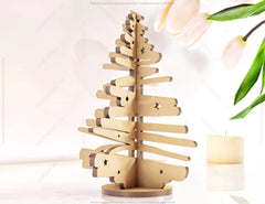 Standing Trees Laser cut Christmas Snowflake SVG Craft templates Cricut Glowforge | SVG |#U077| VectorPort