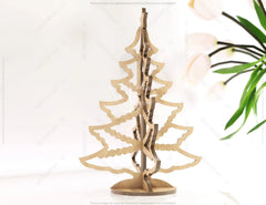 Standing Trees Laser cut Christmas Snowflake SVG Craft templates Cricut Glowforge | SVG |#U078| VectorPort