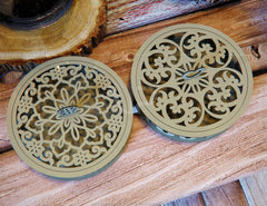 Laser Cut Wooden Round Gift Box Serving Wedding candy box favour | SVG, DXF, AI |#082|