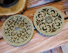 Laser Cut Wooden Round Gift Box Serving Wedding candy box favour | SVG, DXF, AI |#082| VectorPort