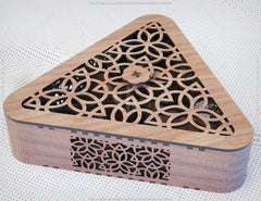 Lasercut file Triangle wooden Gift Box Serving Wedding candy SVG laser cut project files favour | SVG, DXF, AI |#083| VectorPort