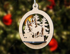 Tree Bauble Wood 3D Laser Cut Christmas Ball Ornament Round Design set Tree Decorations lasercut SVG Digital Download |#U086|