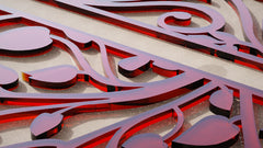 Tree Ornaments for decorative partitions panel screen CNC Laser Cutting File | SVG, DXF, AI |#C010|