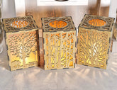 Candle Holder Laser Cut Birch Tree Lamp wood Tea light Lantern Votive Gift | SVG, DXF, AI |#109| VectorPort