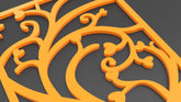 Tree Ornaments for decorative partitions panel screen CNC Laser Cutting File | SVG, DXF, AI |#C011| VectorPort