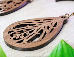 24 Earrings Template LaserCut files Svg Glowforge Cricut Jewelry Pendants Drop | SVG, DXF, AI |#126| VectorPort