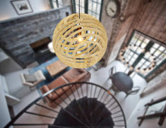 Spheric Wood Pendant Light Chandelier Lamp laser cut file, DIGITAL DOWNLOAD | SVG, DXF |#127| VectorPort