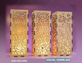 Decorative Wooden table Lamp Lantern Candle Holder Laser Cut Tea light SVG Cut Plan |#U129|