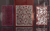 Tree Ornaments for decorative partitions panel screen CNC Laser Cutting File | SVG, DXF, AI |#C013| VectorPort