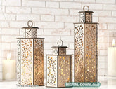 Wooden Wedding Decoration Lantern Laser Cut Centerpiece Night Light Lampshade Table Candle Holder SVG |#U134| VectorPort
