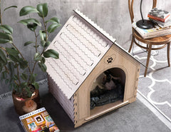 Cute Cat House Laser cut vector plans Pet House SVG files Instant download cnc template laser cut | SVG, DXF |#141| VectorPort