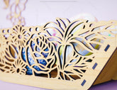 Decorative Laser Cut Wooden Easter Basket Laser cut Egg Bowl SVG files cnc template laser cut | SVG, DXF |#142| VectorPort