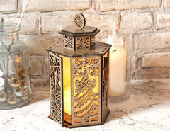 Christmas Lamp Night Light Deer Lantern Decoration Centerpiece Lampshade Table Candle Holder SVG |#U145| VectorPort