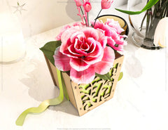 Leaves Box Laser cut Gift box Envelope Home Décor Decorative Wedding Card Box Decoration Wooden Case Invitation Box SVG |#152|