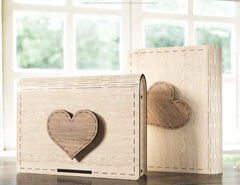 Book Shape Wooden Gift Box with lock Laser cut Card Case Favor Box Digital Downloads | SVG |#U157|