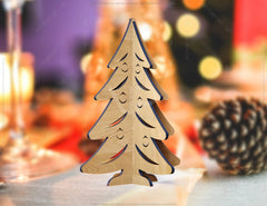 Standing Christmas Trees Laser cut Snowflake SVG Craft templates Cricut Glowforge | SVG |#160| VectorPort