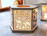 Candle Holder Laser Cut Lamp plywood Tea light Lantern Votive Gift Wooden table Lamp Lantern Digital Download SVG |#U165| VectorPort