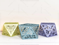 Papercut Craft Paper boxes Packing for Gift Wedding Favors Box Lace Pattern template Files |#166| VectorPort