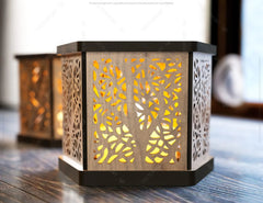 Candle Holder Laser Cut Lamp plywood Tea light Lantern Votive Gift Wooden table Lamp Lantern Digital Download SVG |#U166| VectorPort