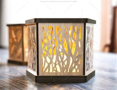 Candle Holder Laser Cut Lamp plywood Tea light Lantern Votive Gift Wooden table Lamp Lantern Digital Download SVG |#U167| VectorPort