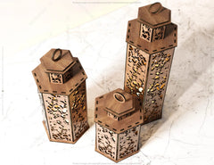Wooden Wedding Decoration Lantern Laser Cut Centerpiece Night Light Lampshade Table Candle Holder SVG |#168| VectorPort